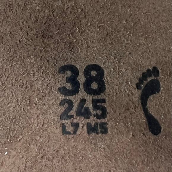 Papillio Birkenstock Namica Suede Leather Wedge Tea Narrow Fit Women 5 NWB - Picture 9 of 11